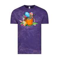 Cloud Purple Easter Coffee Vintage Tee - CowhideDigitalArt