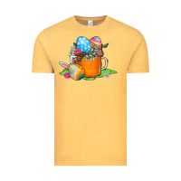 Vintage Mustard Easter Coffee Vintage Tee - CowhideDigitalArt