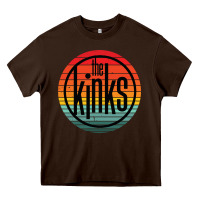 Chocolate Brown The Kinks Vintage Music Retro Heavy Core Tee - linhVisuals