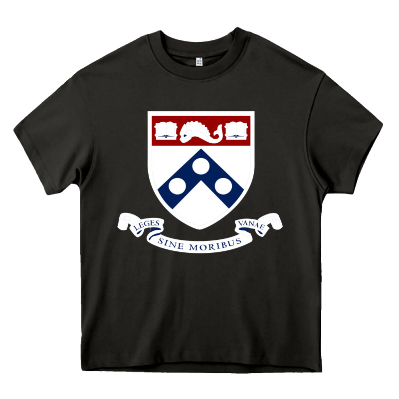 Upenn Shield With Banner Heavy Core Tee by linhVisuals | Teevron