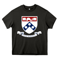 Asphalt upenn shield with banner Heavy Core Tee - linhVisuals