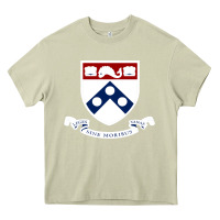 Mossy upenn shield with banner Heavy Core Tee - linhVisuals