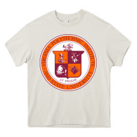 Cream virginia tech seal Heavy Core Tee - linhVisuals