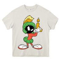 Cream marvin the martian looney Heavy Core Tee - linhVisuals