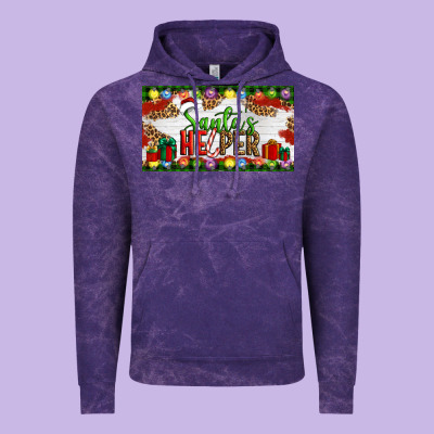 Christmas Santa's Helper Vintage Hoodie Designed By Artiststas