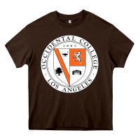 Chocolate Brown college of occidental Heavy Core Tee - linhVisuals