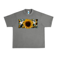 Tornado Sunflower Cowhide Mom Urban Heavy Tee - Jasminsmagicworld