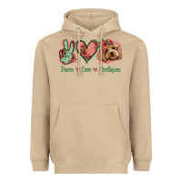 Mushroom Peace Love Cockapoo Heavyweight Hoodie - Jasminsmagicworld