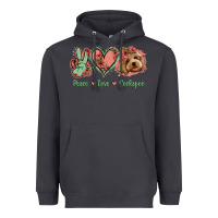 Smoke Peace Love Cockapoo Heavyweight Hoodie - Jasminsmagicworld