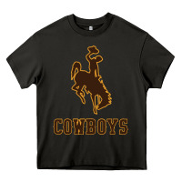 Asphalt university of wyoming cowboys Heavy Core Tee - linhVisuals