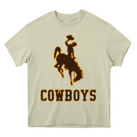 Mossy university of wyoming cowboys Heavy Core Tee - linhVisuals