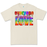 Everyone Deserves Love Pride Lgbtq Premium Tee | Teevron