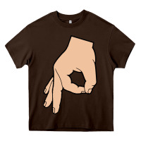 Chocolate Brown the circle game classic Heavy Core Tee - linhVisuals