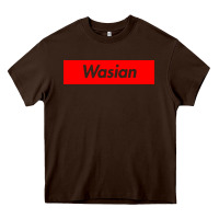 Chocolate Brown wasian Heavy Core Tee - linhVisuals