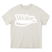 Cream Woke Heavy Core Tee - linhVisuals