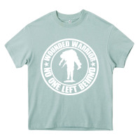 Arona Wounded Warrior No One Left Behind War Veteran Heavy Core Tee - linhVisuals