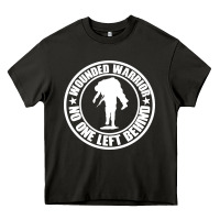 Asphalt Wounded Warrior No One Left Behind War Veteran Heavy Core Tee - linhVisuals