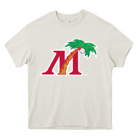 Cream fort myers miracle Heavy Core Tee - linhVisuals