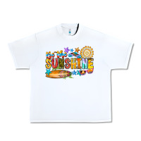 White be the sunshine Urban Heavy Tee - CowhideDigitalArt