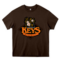 Chocolate Brown frederick keys Heavy Core Tee - linhVisuals
