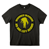 Asphalt Wounded Warrior No One Left Behind War Veteran Heavy Core Tee - linhVisuals