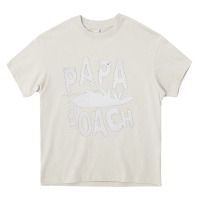 Cream papa roach Heavy Core Tee - linhVisuals
