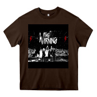 Chocolate Brown The warning Tour Heavy Core Tee - linhVisuals