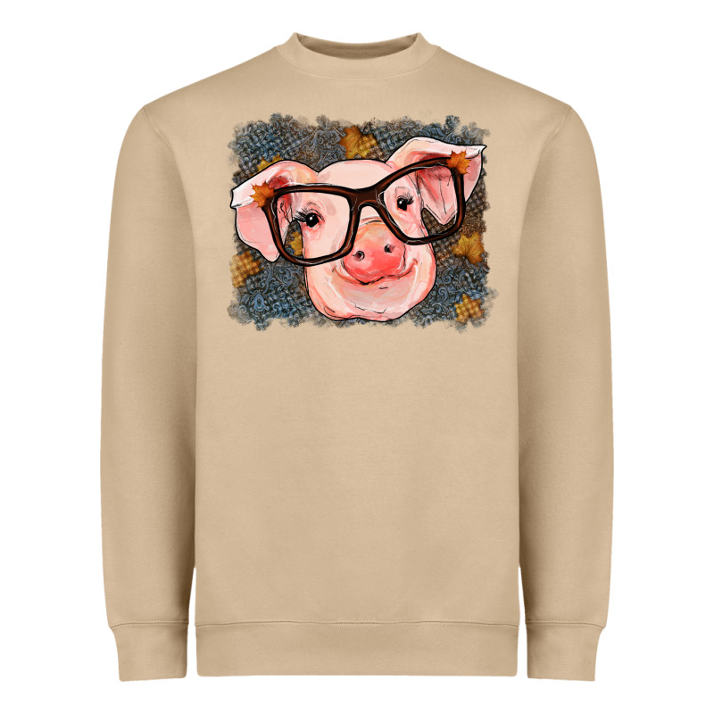 Fall Autumn Pig Heavyweight Sweatshirt by RanaPortraitStore | Teevron