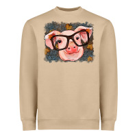 Mushroom Fall Autumn Pig Heavyweight Sweatshirt - RanaPortraitStore