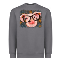 Storm Fall Autumn Pig Heavyweight Sweatshirt - RanaPortraitStore