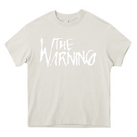 Cream The warning Style Heavy Core Tee - linhVisuals