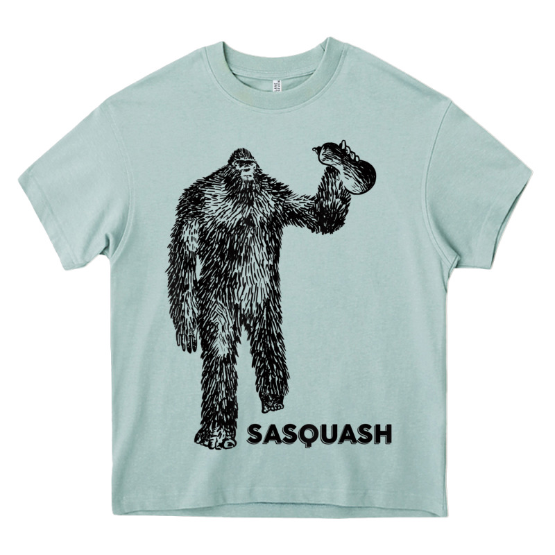 Cool Unique Sasquash Sasquatch And Squash Bigfoot T Shirt Heavy Core Tee by linhVisuals | Teevron