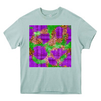 Arona Mardi Gras leopard Seamless Pattern Heavy Core Tee - FaDigitalArtStudio