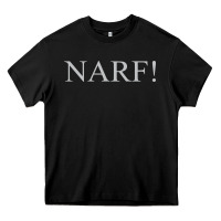 Black narf Heavy Core Tee - linhVisuals