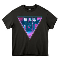 Asphalt tired japanese otaku   abandoned city street art t shirt Heavy Core Tee - linhVisuals