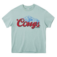 Wsu Cougs Light Blue Heavy Core Tee | Teevron