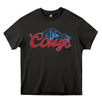 Asphalt wsu cougs light blue Heavy Core Tee - linhVisuals