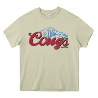 Mossy wsu cougs light blue Heavy Core Tee - linhVisuals