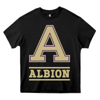 Black albion college athleticpurple Heavy Core Tee - linhVisuals