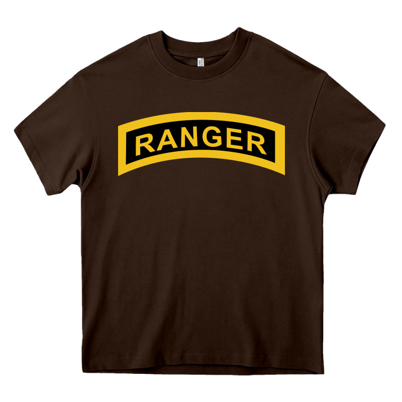 Army Ranger Tab   Black & Gold   Army Ranger Tab Black Gold Heavy Core Tee by linhVisuals | Teevron