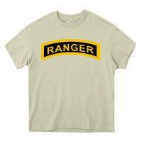 Mossy army ranger tab   black & gold   army ranger tab black gold Heavy Core Tee - linhVisuals