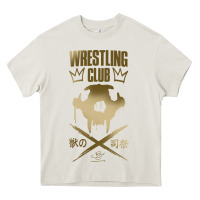 Cream tekken inspired king design premium t shirt Heavy Core Tee - linhVisuals