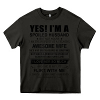 Asphalt yes i'm a spoiled husband ..awesome wife t shirt Heavy Core Tee - linhVisuals