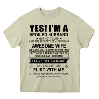 Yes I'm A Spoiled Husband ..awesome Wife T Shirt Heavy Core Tee | Teevron