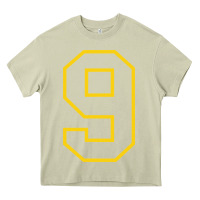 Number #9 Sports Jersey Uniform Heavy Core Tee | Teevron