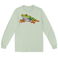 Matcha red eyed tree frog Long Sleeve Tee - LillyAllenDesigns