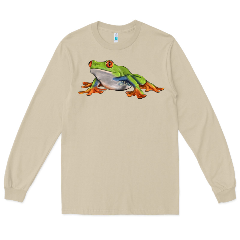 Red Eyed Tree Frog Long Sleeve Tee by LillyAllenDesigns | Teevron