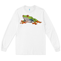 White red eyed tree frog Long Sleeve Tee - LillyAllenDesigns