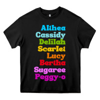 Black althea cassidy name woman mans Heavy Core Tee - linhVisuals