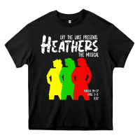 Black otls heathers Heavy Core Tee - linhVisuals